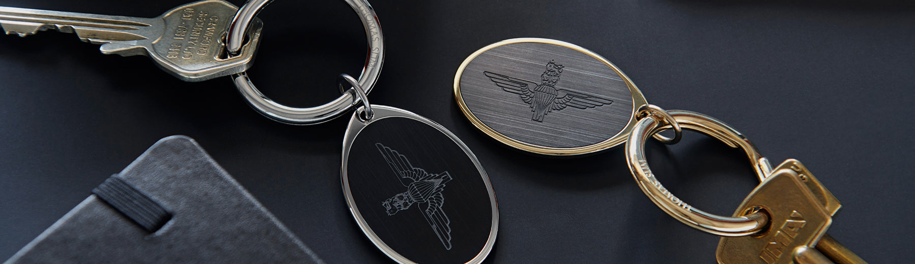 Military Keyrings Branded With UK Regimental Insignia | Thomas Slim