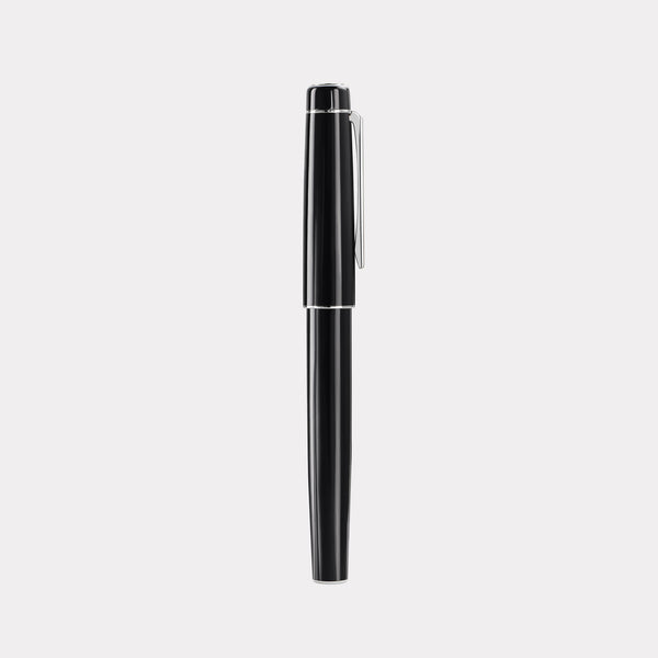 Tangier Classic Black Fountain Pen – Steel
