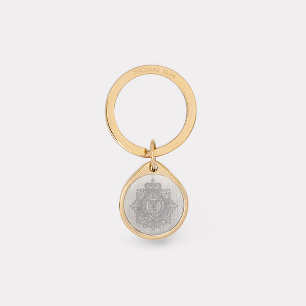 Royal Logistic Corps Keyring - Gold