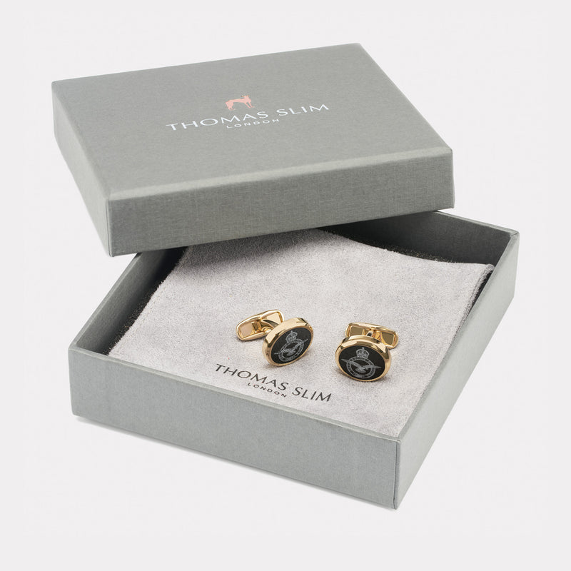 Royal Air Force (RAF) Cufflinks - Gold