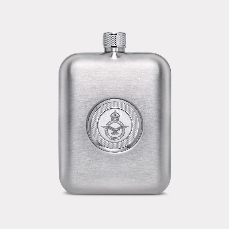 Royal Air Force (RAF) Hip Flask - Steel