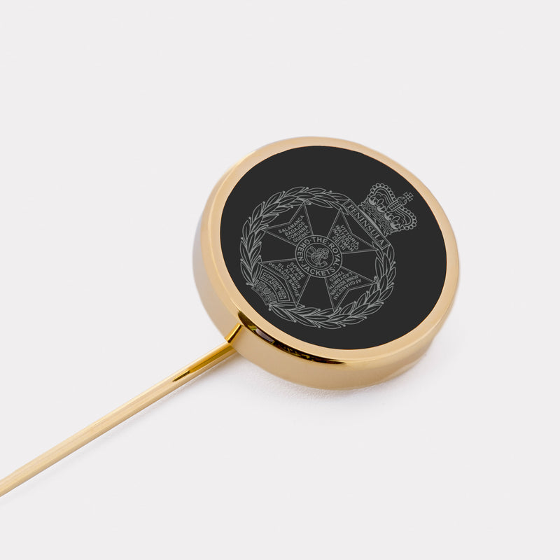 Royal Green Jackets Lapel Pin - Gold