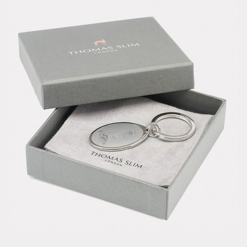 Royal Corps of Signals Keyring - Steel