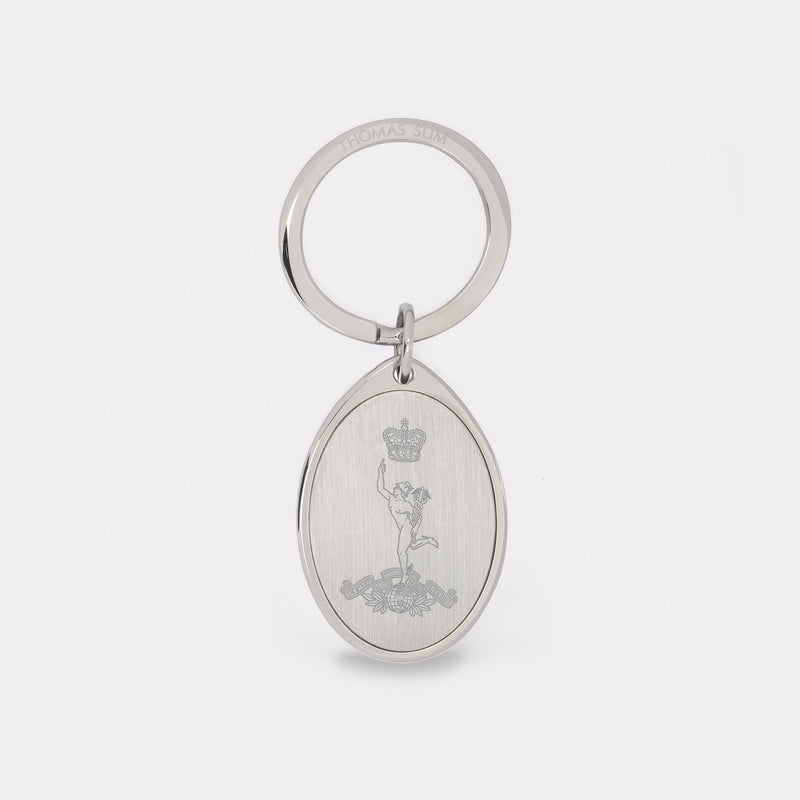 Royal Corps of Signals Keyring - Steel