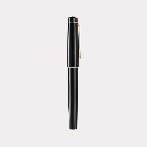 Tangier Classic Black Fountain Pen – Gold