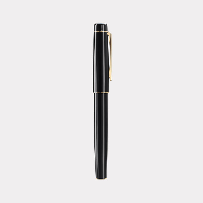 Tangier Classic Black Fountain Pen – Gold (Fulfilment & Shipping Fee)