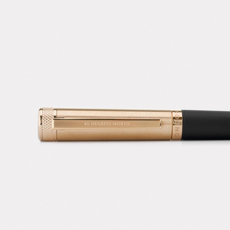 65 Degrees North Rollerball Pen - Gold