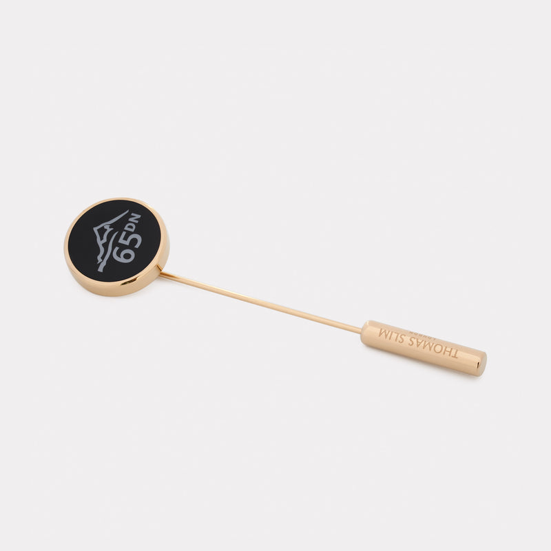 65 Degrees North Lapel Pin - Gold