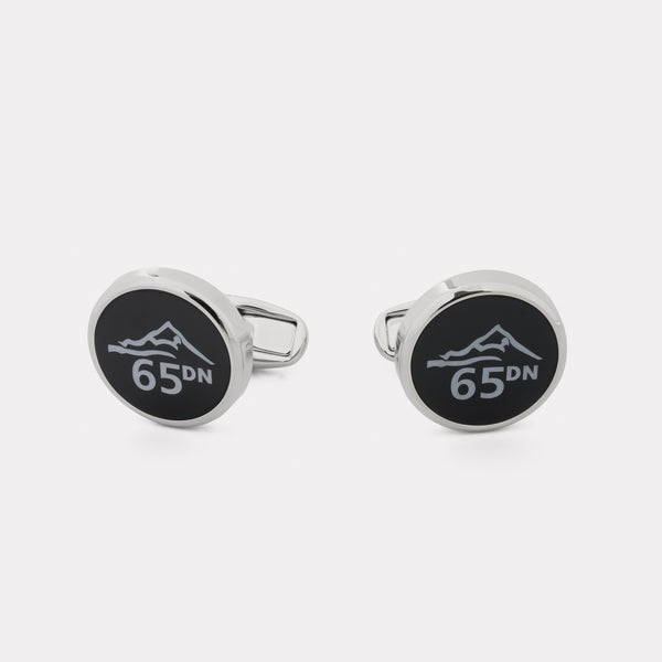 65 Degrees North Cufflink - Palladium