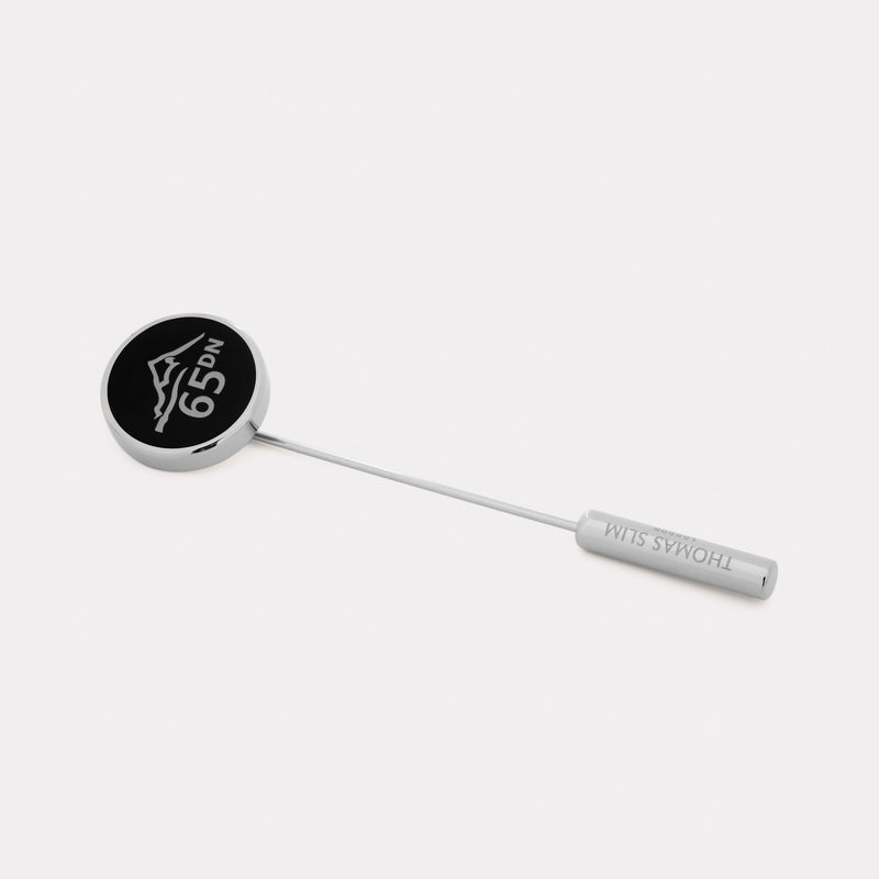 65 Degrees North Lapel Pin - Palladium