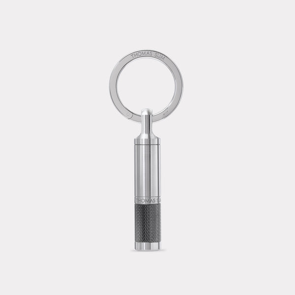 Barley Capsule Keyring - Gunmetal