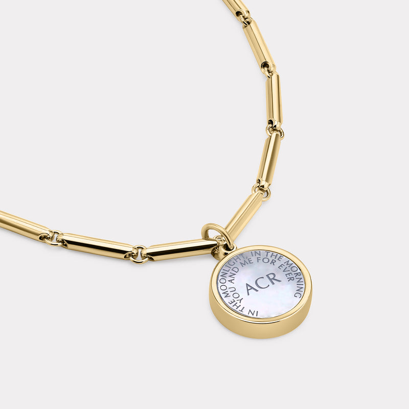 Floral Sterling Silver Bracelet - Gold Vermeil