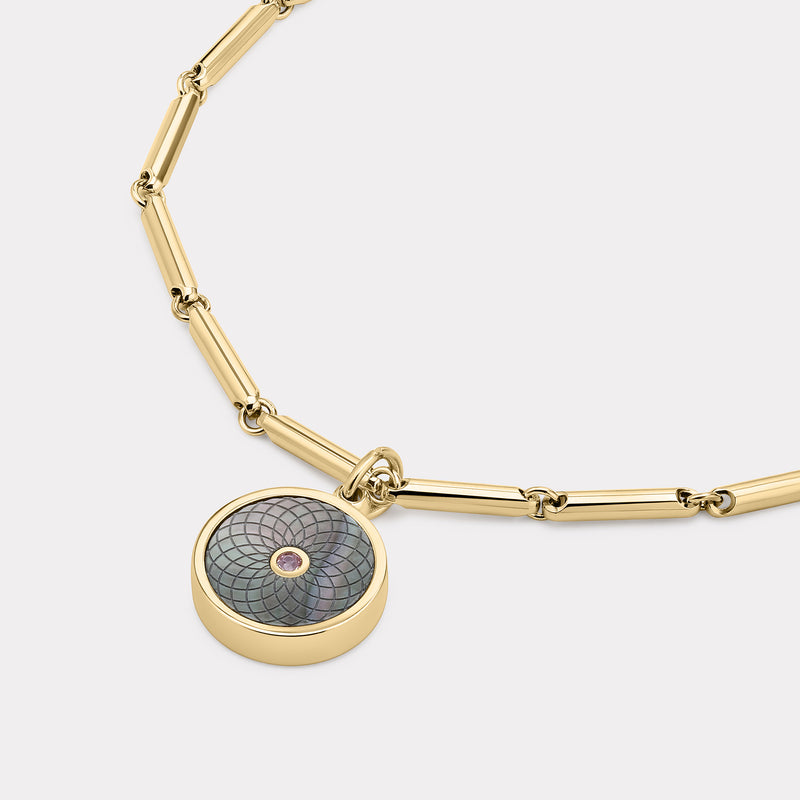 Floral Sterling Silver Bracelet - Gold Vermeil