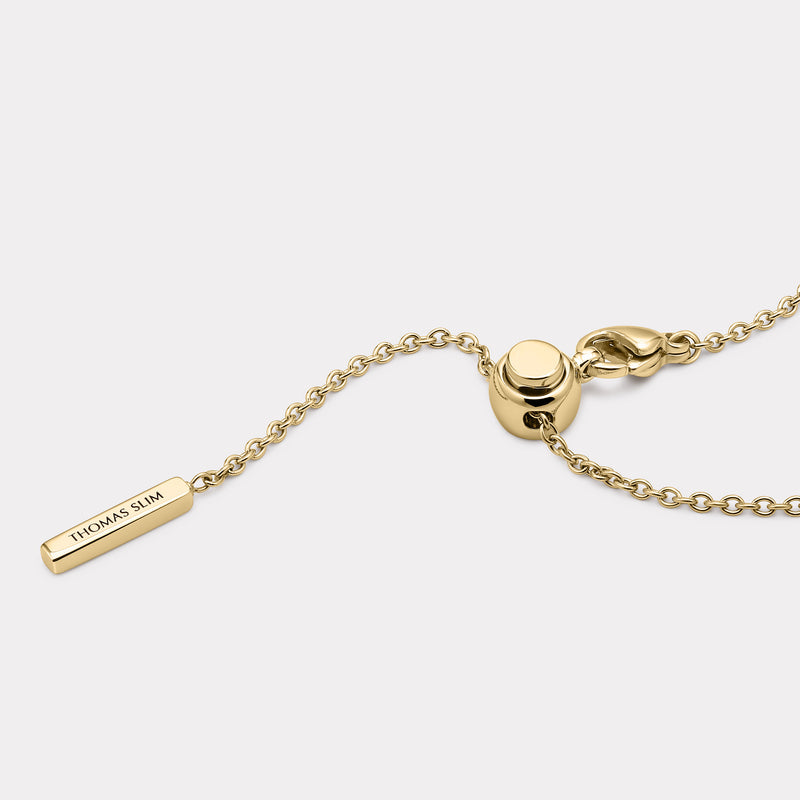 Floral Sterling Silver Necklace - Gold Vermeil