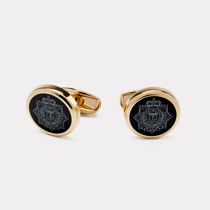 Royal Logistic Corps Cufflink - Gold