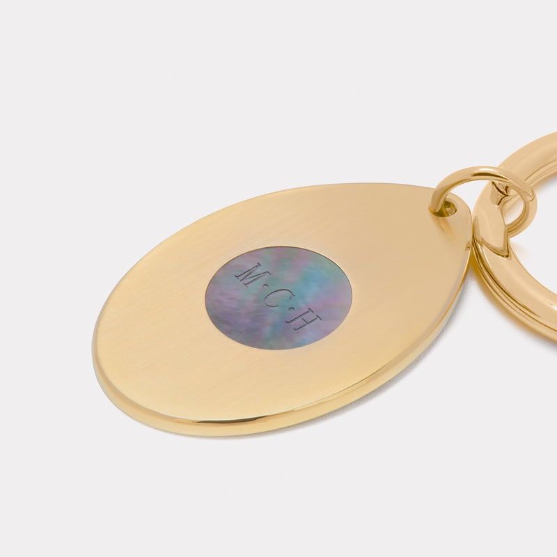Royal Corps of Signals Keyring - Gold