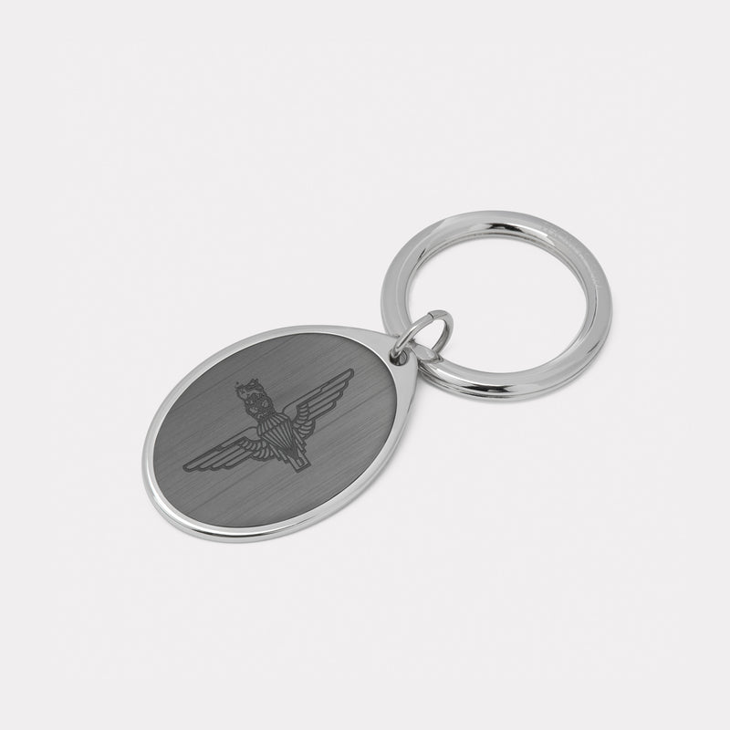 Parachute Regiment Keyring - Steel
