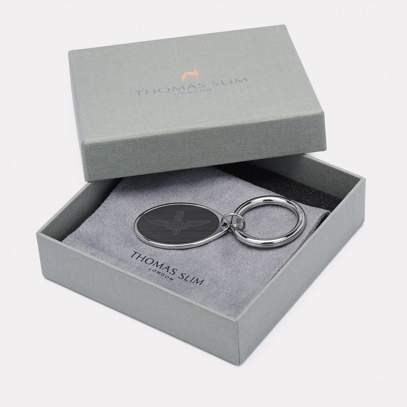 Parachute Regiment Keyring - Steel