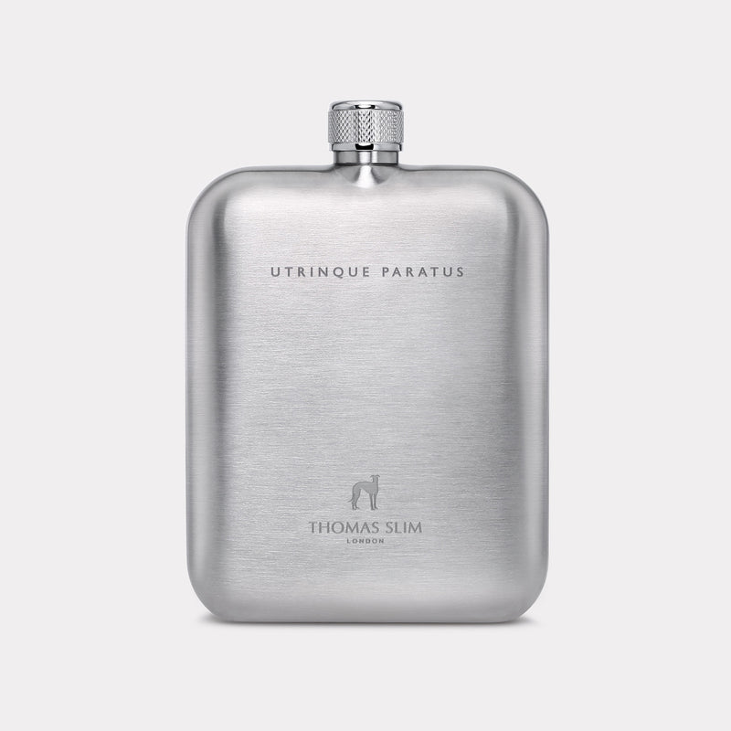 Parachute Regiment Hip Flask - Steel