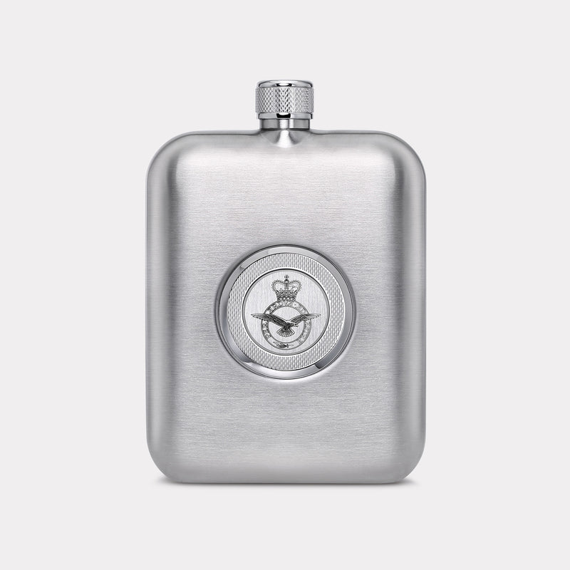 Royal Air Force (RAF) Hip Flask - Steel