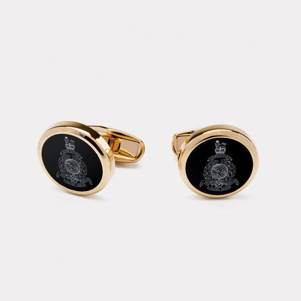 Royal Marines Cufflink - Gold