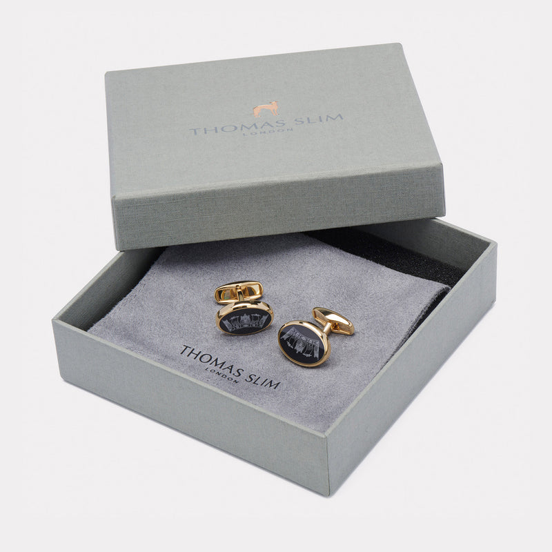 Royal Navy Cufflinks - Gold