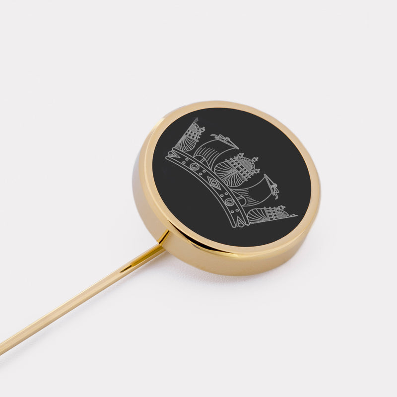 Royal Navy Lapel Pin - Gold