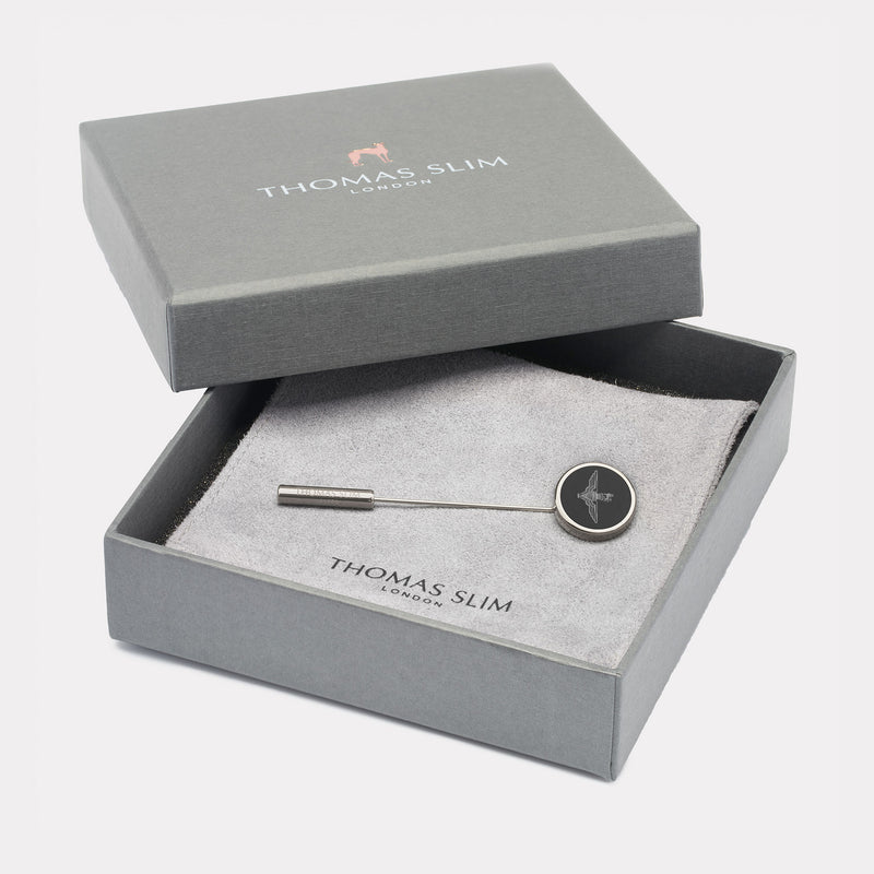 Royal Navy Lapel Pin - Palladium