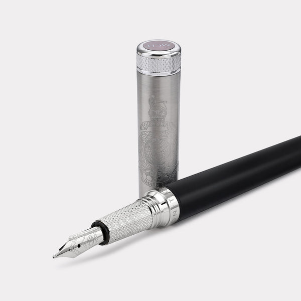 Royal Marines Pen Set - Steel
