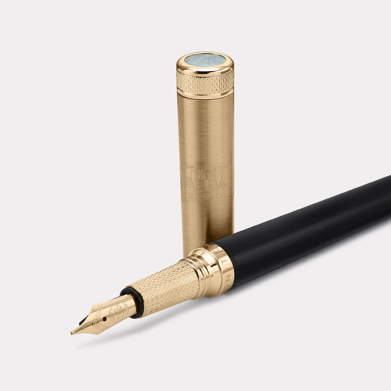 Royal Navy Fountain Pen - Gold