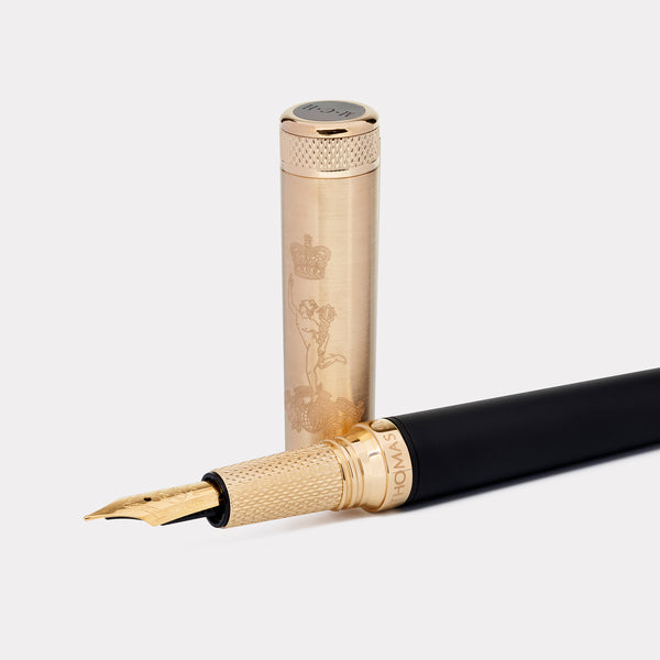 Royal Corps of Signals Fountain Pen - Gold