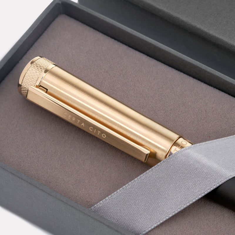 Royal Corps of Signals Rollerball Pen - Gold