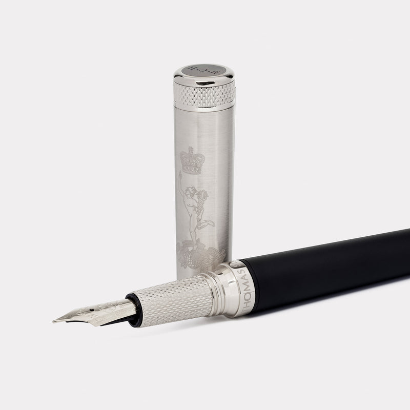 Royal Corps of Signals Fountain Pen - Steel