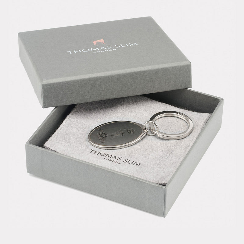Royal Corps of Signals Keyring - Steel