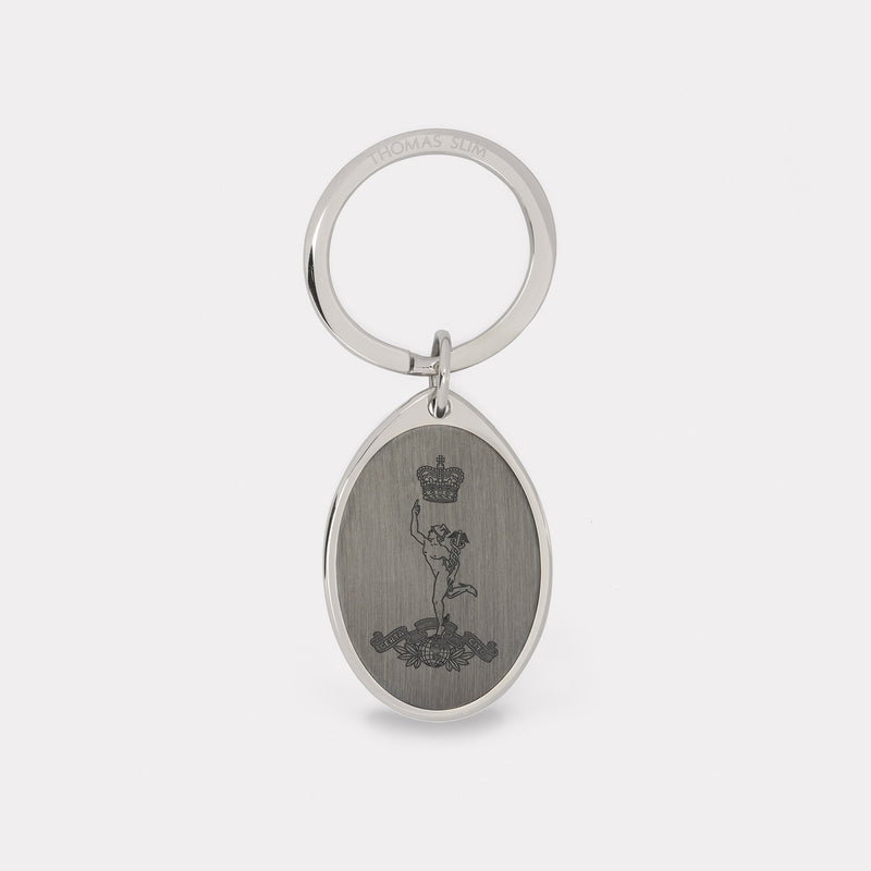 Royal Corps of Signals Keyring - Gold